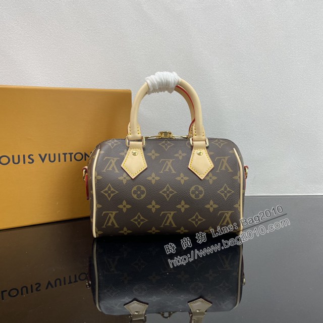 Lv路易威登2023專櫃新款Speedy Bandoulière20手袋 LV老花手提肩背女包 M46222 M46234 M46594 ydh5147